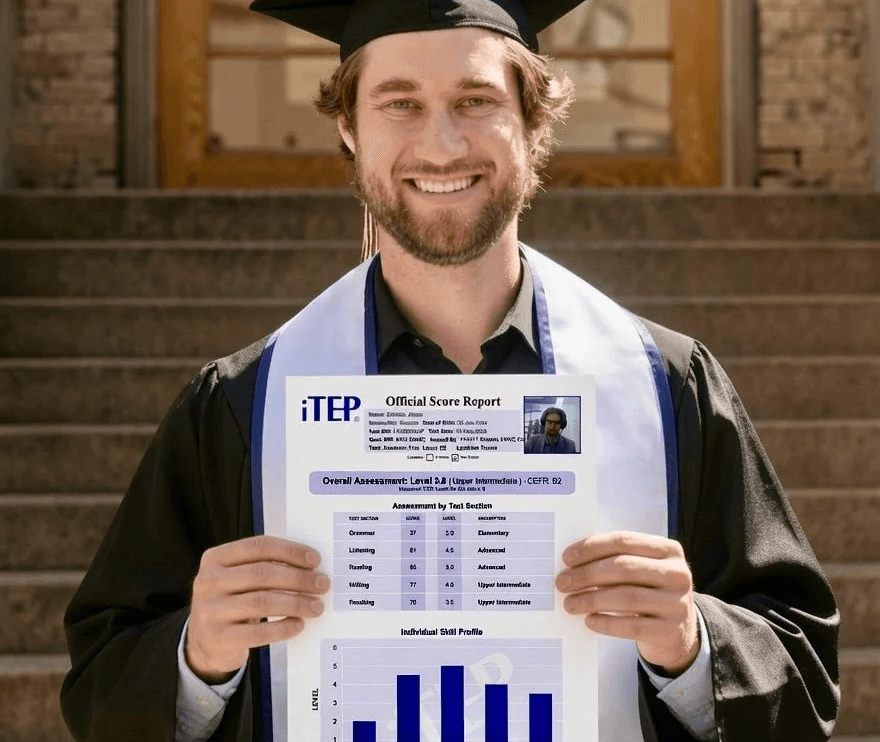 Выпускник с сертификатом iTEP